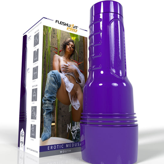 Erotic Medusa Mouth Allure With Case Fleshlight